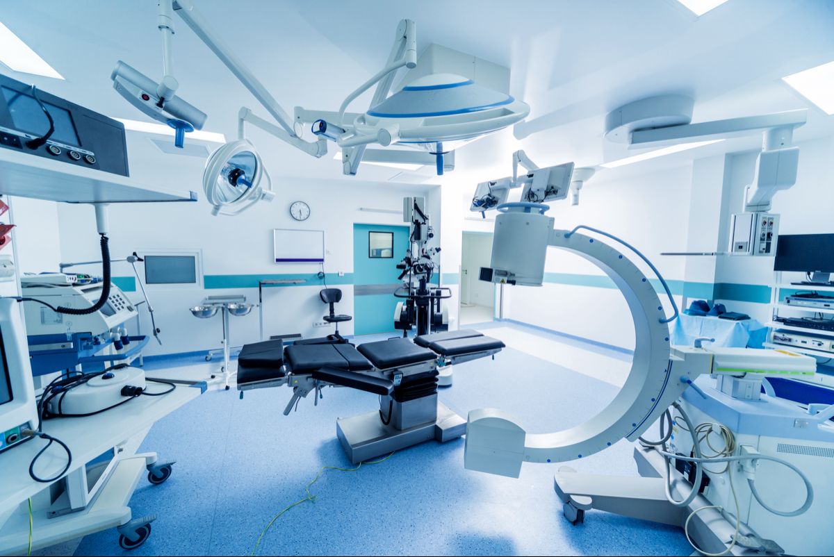Theatre setup and sterile field